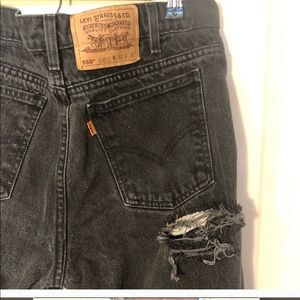 Distressed Vintage Levi's 550 Jeans